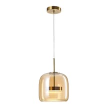 Brook 12 Watt 3000keskitme Bal Camlı Tekli Led Sarkıt Avize Eskitme