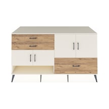 Kronos Konsol 3 Raflı 3 Çekmeceli 4 Kapaklı 176x59x99 Aytaşı-ayta Aytaşı-aytaşı/çam
