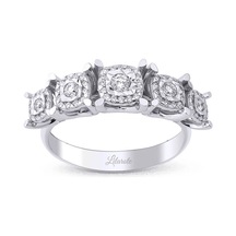 Lilarote Beştaş Coronet Lazerli Pırlanta Yüzük