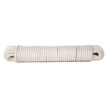 Koch Industries 5620727 Pamuk Örgülü Çamaşır İpi, 17,5 Cm X 200-metre, Beyaz Çok Renkli