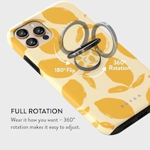 Burga Printable Ring Holder, Lemon Tart Açık Bej