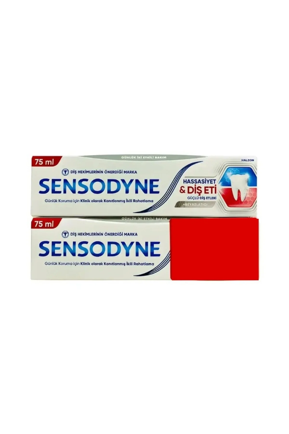 Sensodyne Hassasiyet & Diş Eti Beyazlatıcı Diş Macunu 75 Ml 2 Adet Beyazlatma