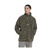 Olıstr Adidas Erkek Günlük Sweatshirt Xpl Hp Snap Aop Kq6614 Haki