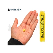 İthal Camgöz Sarı Sazan Balık Boncuğu 12 Mm İç Çap: 4.3 Mm - 5