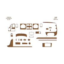 Iveco Eurobus Konsol-torpido Kaplama 2006 27 Parça-açık Meşe Seçenekler
