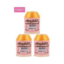 3 Adet Altınbaşak Oya Ve Dantel İpi 20 Gr - Royaleks - No: 139