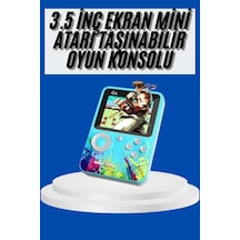 Çocuklara Özel 4k Hd Retro Oyun Konsol El Atari Taşınabilir 500 Oyunlu Mh-hs4436-1539