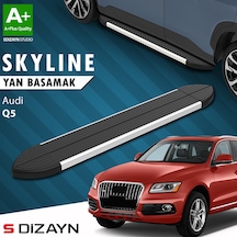 S-dizayn Audi Q5 Skyline Aluminyum Yan Basamak 183 Cm 2008-2016 A+ Kalite