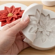 Dekoratif Çiçek Silikon Kalıp 5x1.5 Cm