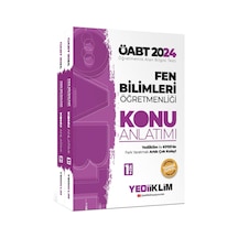 Yediiklim Yayınları 2024 Öabt Fen Bilimleri Öğretmenliği Konu Anlatımı 2 Cilt