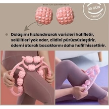 9 Tekerlekli Yoga Fitness Silindiri Roller Çok Renkli