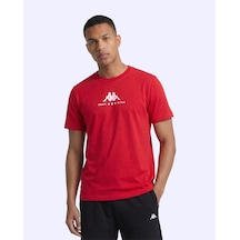 Kappa Fontado Tee Erkek Kırmızı Regular Tişört