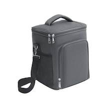 Three Beanssu Geçirmez Termal Sırt Çantası Soğutucu Piknik Çantası Oxford Kumaş Gri Gri