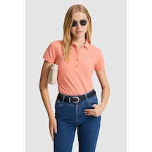 U.S. Polo Assn. U.s. Polo Assn. Kadın Mercan Tişört Basic 50321818-vr204 Coral