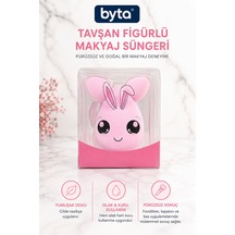 Tavşan Figürlü Makyaj Süngeri Yumuşak Dokulu Islak & Kuru Kullanıma Uygun Fondöten Süngeri