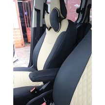 Ford Tourneo Courier Araca Özel Deri Oto Koltuk Kılıfı (500673525)