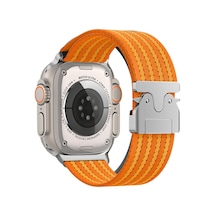 Apple Watch Series Se/11/10/9/8/7/6/5/4/3 İle Uyumlu Kumaş Kordon 49mm/46mm/45mm/44mm Series 1-3 - 42mm Çok Renkli