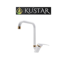 Kustar Oviedo Gold Beyaz Mutfak Evye Bataryası