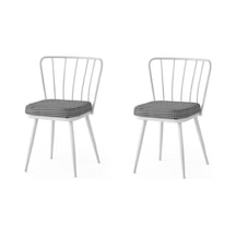 Erezogullari_Mobilya Modern Mutfak Cafe Bahçe Sandalyesi Buse 2 Li Set