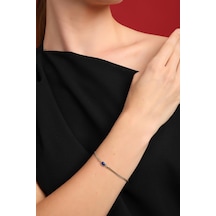 Balık Sırtı Bileklik Blur Opal Taşlı 17+3 Cm En 3 Mm T14466 Renkli