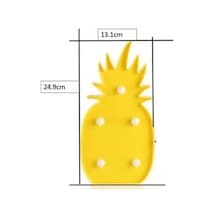 Ananas Şeklinde Ledli Dekoratif Eğlenceli Çocuk Gece Lambası Çok Renkli
