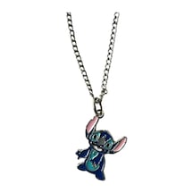 Stitch Mavi Sevimli Karakter Figürlü Unisex Kolye Eğlenceli, Renkli Ve Neşeli Tasarım Çok renkli