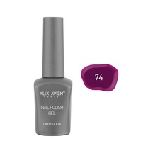 Mor Pembe Kalıcı Oje 74-yoğun Renk Veren Jel Oje 12 Ml-nail Uv Gel Polish 74