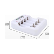 Pil Şarj Cihazı Dört Yuvalı - 1.2v Ni-mh/ni-cd Aa/aaa/gt-bc04
