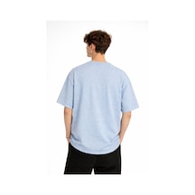 Alemdarshop Deer - Oversize Erkek Tişört Bebek Mavisi Bebe Mavisi