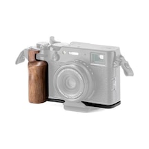 Mounting Baseplate With Wooden Grip For Fujıfılm X100vı Black