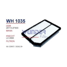 WUNDER WH1035 HAVA FİLTRESİ - KİA CERATO DİZEL 09-