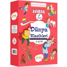 2. Sınıf Dünya Klasikleri Seti - 10 Kitap Takım- Yuva