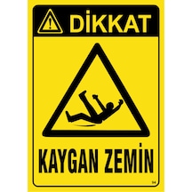 5 Adet Dikkat Kaygan Zemin Uyarı Levhası