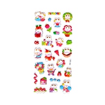 Sticker Kabartmalı Stiker Defter Planlayıcı Etiket Lde002 -19x9cm - Tavşan Çiçek Kawaii