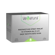 Venatura Magnezyum Sitrat + Malat Ve Vitamin B6 P-5-p 30 Saşe