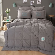 Karaca Home Motto Cotton Comfort Çift Kişilik Gri