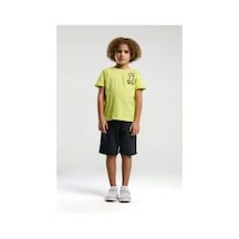 U.S. Polo Assn. U.s. Polo Assn Erkek Çocuk Yeşil Bermuda Takım Us2054-c-v1 Yeşil