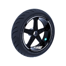 Yaldızlı Gümüş 4 Parçalı Keskin Jant Şeridi Sticker Çınar Extreme