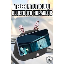 Bluetooth - 649 - Hoparlör Telefon Tutuculu Akıllı Hoparlör Uzun - Flzdgnkr - Pil Ömrü