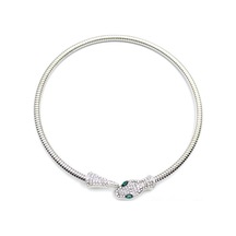 Yılan Kolye - Gümüş Gümüş