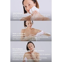 Reusable 100% Organic Cleansing Pads 3 Pieces İn 1 Makyaj Temizleme Pamuğu Acı Kahverengi