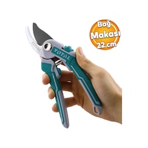Bağ Makas Bahçe Bitki Çiçek Gül Ağaç Üzüm Filiz Çubuk Çıbık Dal Budama Kesme Bıçkı Makası 220 Mm