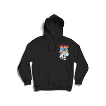 Good Vibes Özel Tasarım Kapşonlu Unisex Sweatshirt Siyah