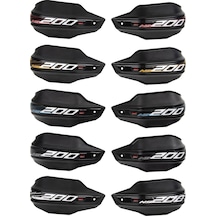 GP Kompozit Bajaj Pulsar NS 200 2014-2024 Uyumlu Plastik Elcik Koruma Siyah