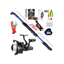 Oslo Turna Tele Spin Olta Takımı Seti Piranha Travel 270cm 50-150gr Oskar Cb640 77672426
