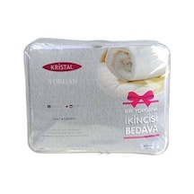 Taç Kristal Çift Kişilik - Tek Kişilik Yorgan 1 Alana 1 Bedava Beyaz