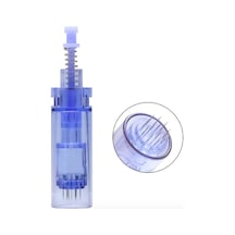 Dermapen İğnesi 9 Pin Uzun Kapaklı Mavi 10 Adet
