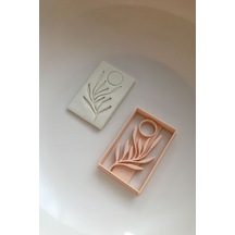 Yaprak Kurabiye Kalıbı, Kesici, Şekillendirici Beyaz