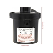 Novahub Dc 12v/ab 220v Taşınabilir 2 Amaçlı Hava Pompası, Araba Ve Ev İçin Kullanılabilir, Manyetik Şarj Cihazı Ve Adaptörler İle Çok Renkli