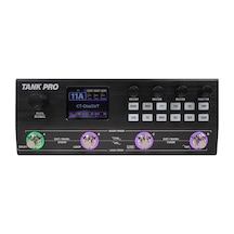 M-vave Tank-pro Gitar / Bas Multi Efekt Prosesörü Siyah